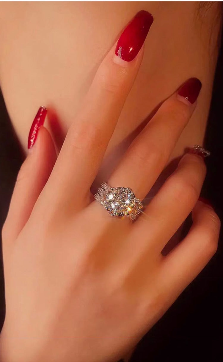 RomaBrilliance – Elegant 5 Carat Moissanite Ring – image 9