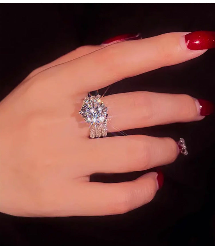 RomaBrilliance – Elegant 5 Carat Moissanite Ring – image 8