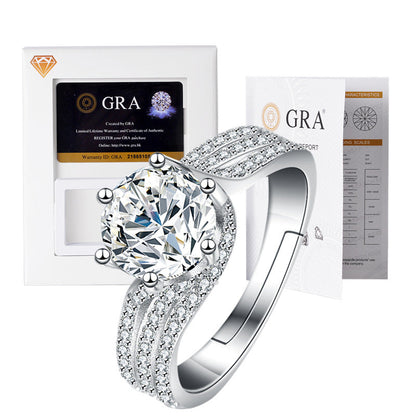 RomaBrilliance – Elegant 5 Carat Moissanite Ring – image 6