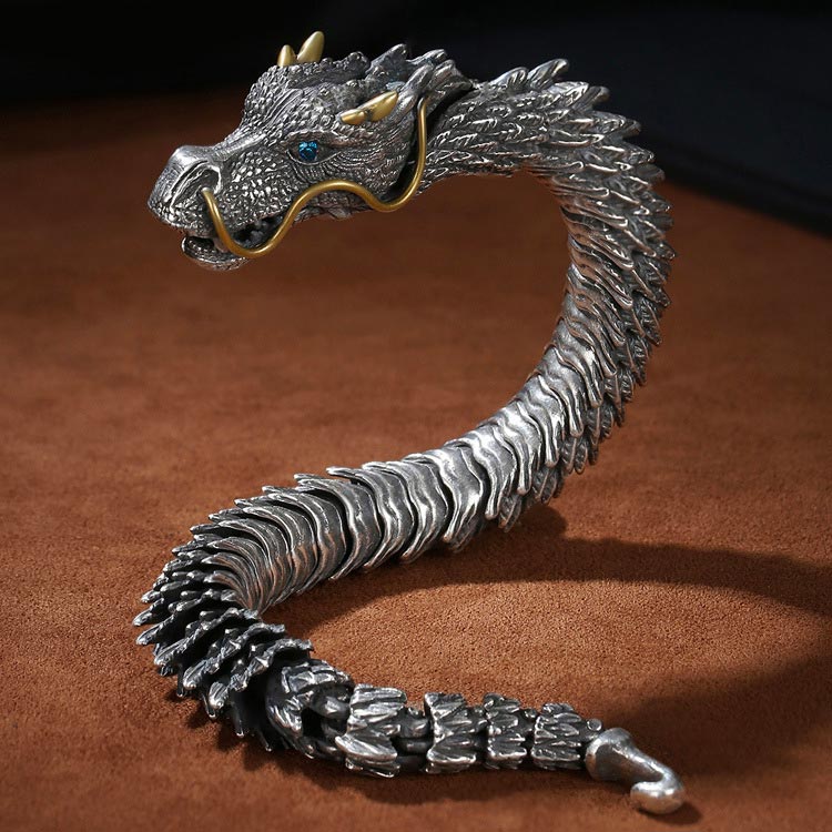 DragonLegacy – Silver Warrior Bracelet – image 2
