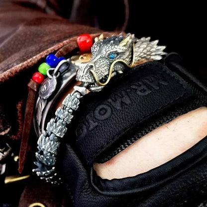 DragonLegacy – Silver Warrior Bracelet – image 3