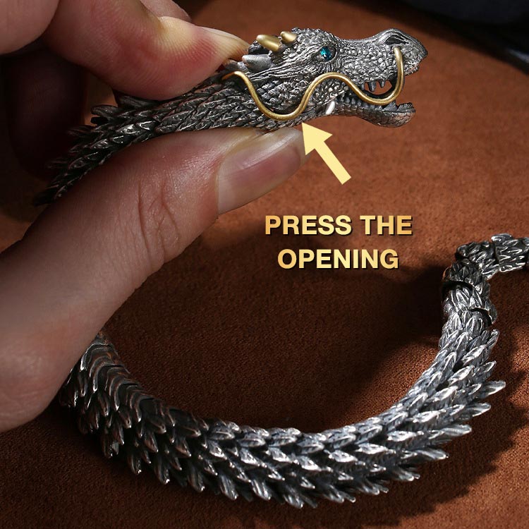 DragonLegacy – Silver Warrior Bracelet – image 4