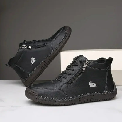 Vogadeck™ DoubleZip – Orthopedic comfort sneakers for everyday support – Black / 2.5