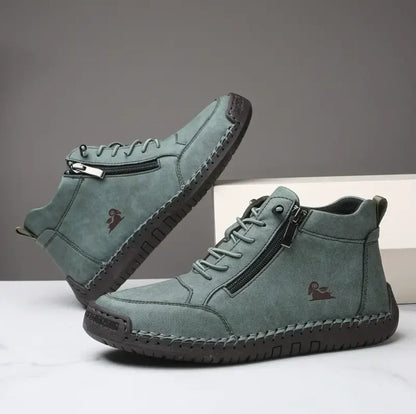 Vogadeck™ DoubleZip – Orthopedic comfort sneakers for everyday support – Green / 2.5