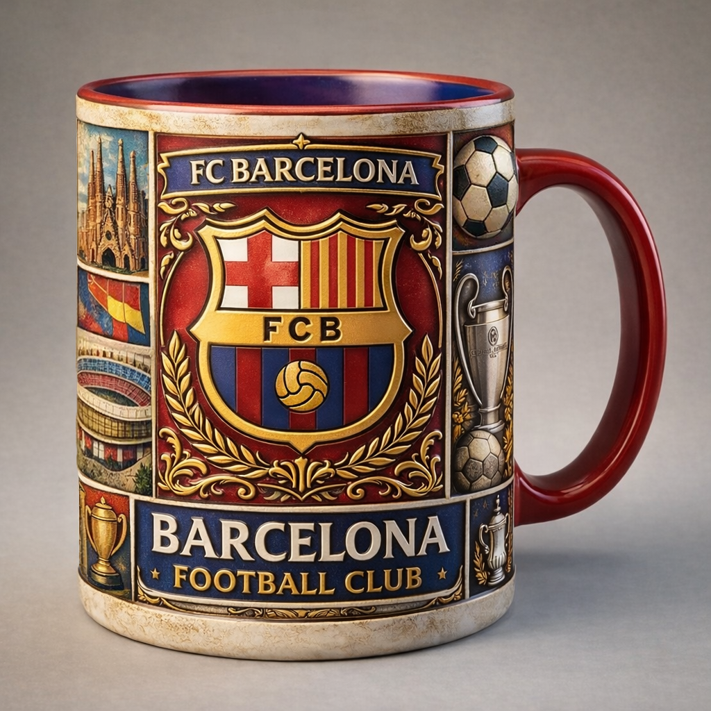 VictorySip - Football Mug – Bring Match Day to Every Cup – BARCELONA