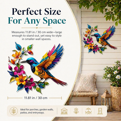 BloomForge – Hummingbird Metal Wall Art – image 4