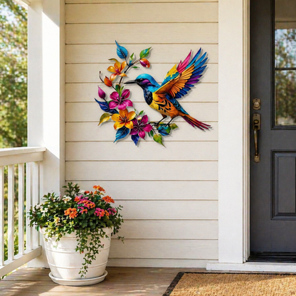 BloomForge – Hummingbird Metal Wall Art – image 18