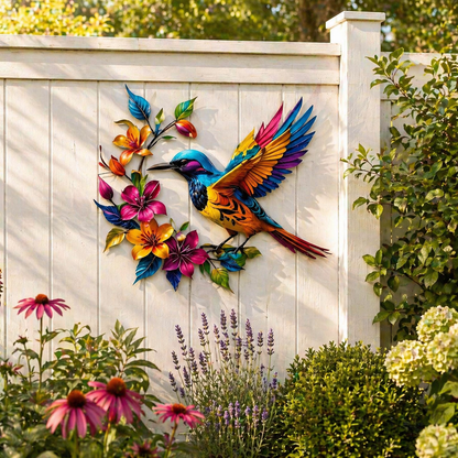 BloomForge – Hummingbird Metal Wall Art – image 20