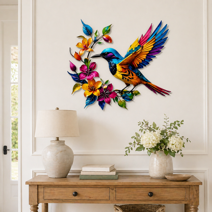 BloomForge – Hummingbird Metal Wall Art – image 8