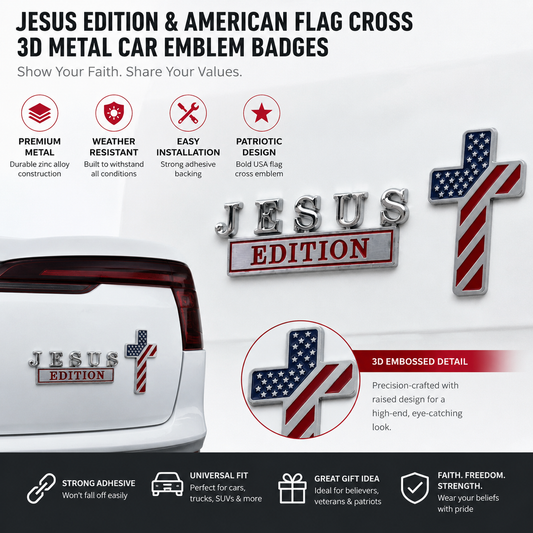 BlessedJourney – Faith Auto Badge – BUY 1