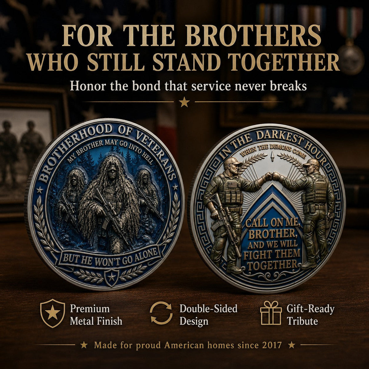 BattleBond – Veteran Loyalty Challenge Coin – image 4