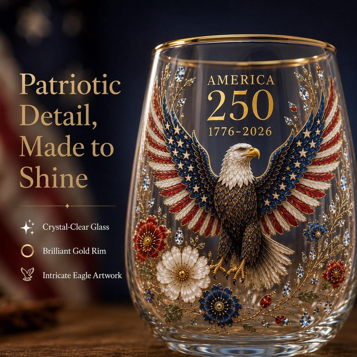 ValorSpirit – America 250 Commemorative Glass Tumbler – image 6