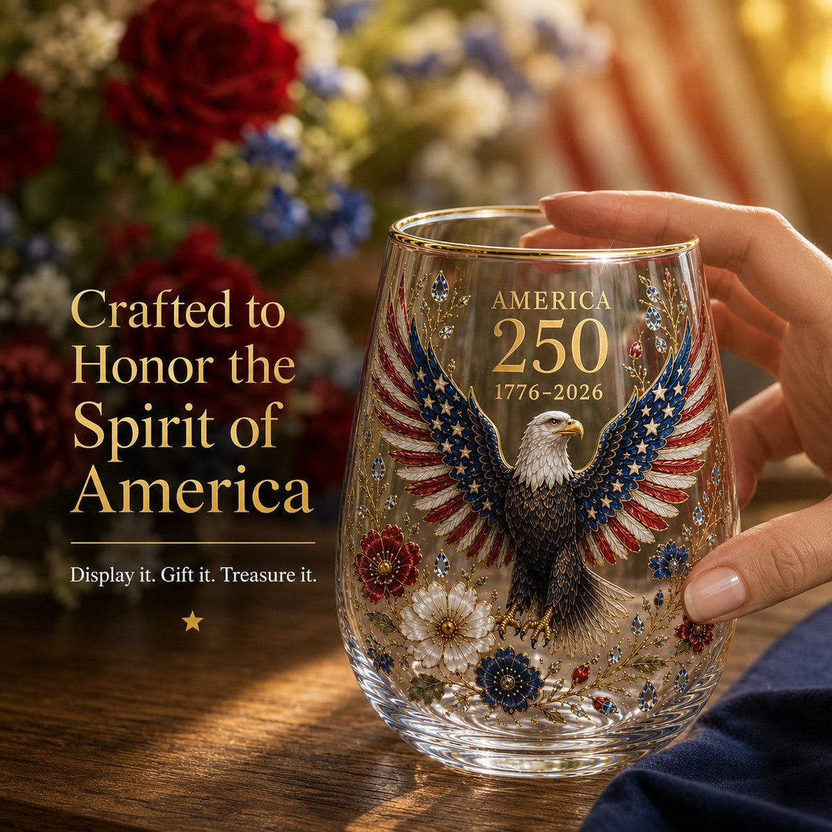 ValorSpirit – America 250 Commemorative Glass Tumbler – image 5