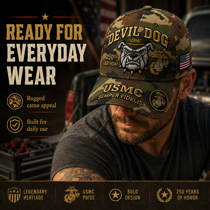 SemperValor – Devil Dog Heritage Embroidered Cap – image 4