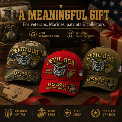 SemperValor – Devil Dog Heritage Embroidered Cap – image 7