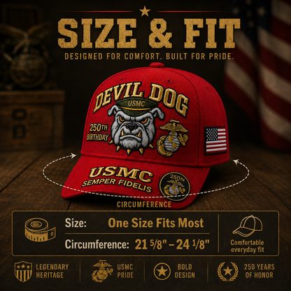 SemperValor – Devil Dog Heritage Embroidered Cap – image 8