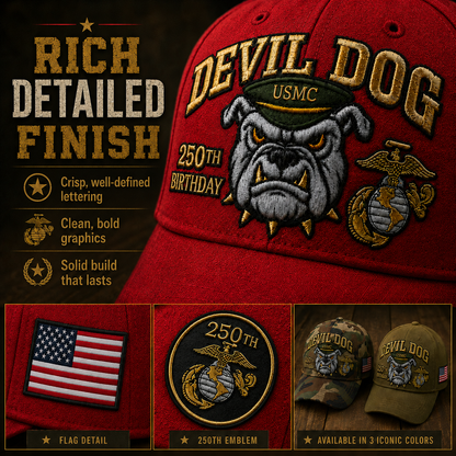 SemperValor – Devil Dog Heritage Embroidered Cap – image 5