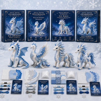 NordicStitch – Winter Fantasy DIY Kit – Moonlight Guardians Set (4PCS)