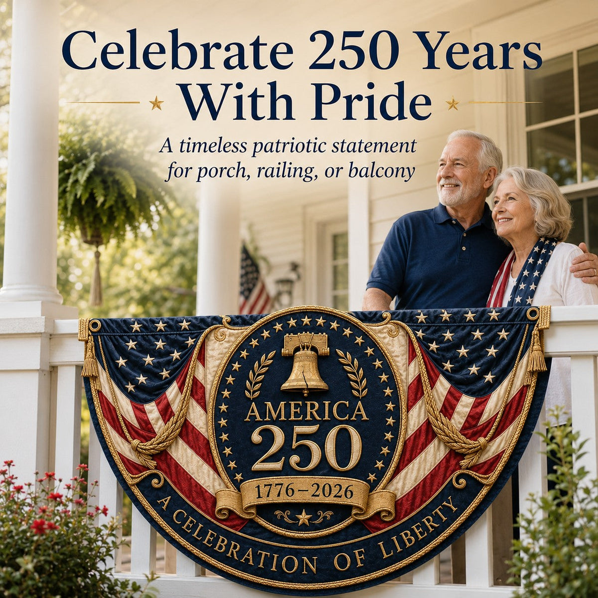 StarSpire - USA Fan Shaped Banner Flag – Buy 1
