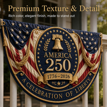StarSpire - USA Fan Shaped Banner Flag – image 4