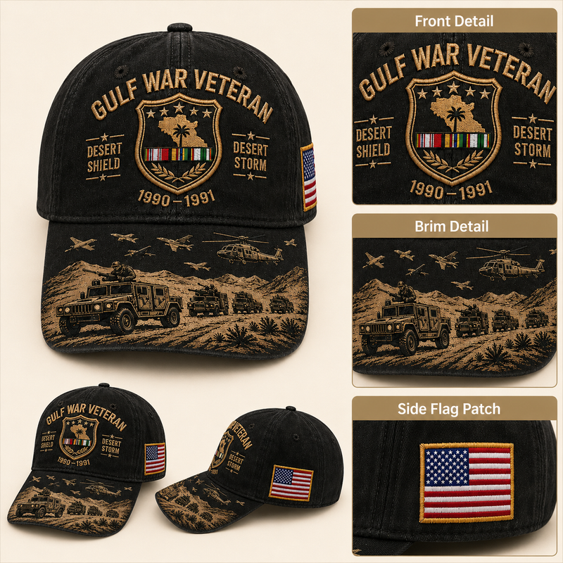 DesertLegacy – Gulf War Veteran Commemorative Cap – image 7