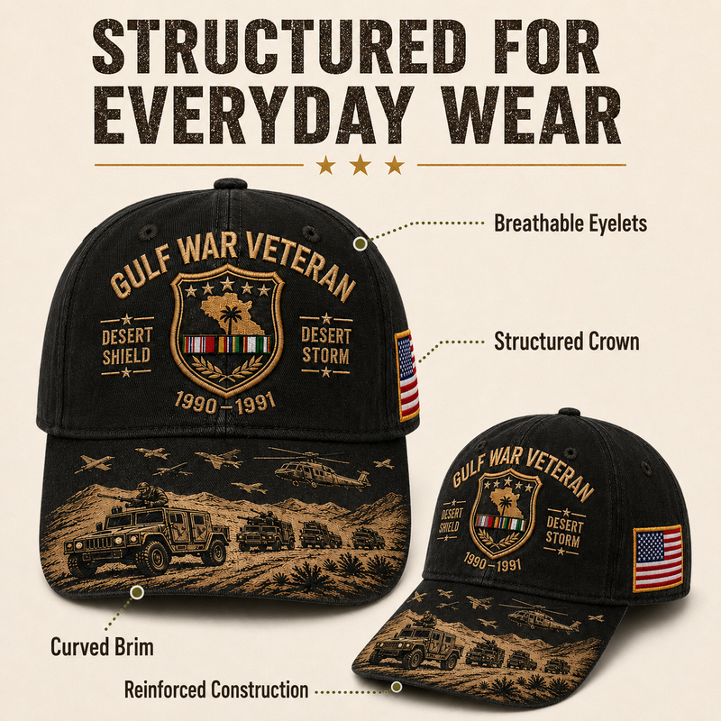 DesertLegacy – Gulf War Veteran Commemorative Cap – image 9