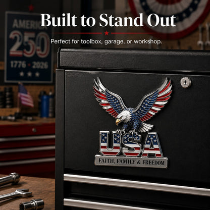 HonorWing – Patriotic USA Metal Emblem – image 5