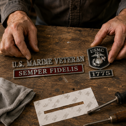 PatriotCore – Semper Fidelis Vehicle Badge – image 6