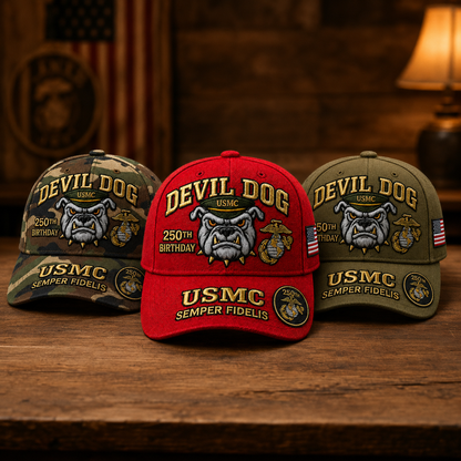 SemperValor – Devil Dog Heritage Embroidered Cap – image 12