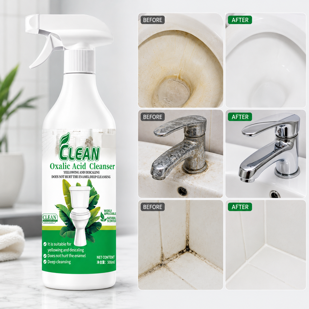 PureShine – Oxalic Acid Bathroom Cleaner – image 5