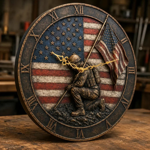 PatriotSpirit – Memorial Wall Clock – Buy 1