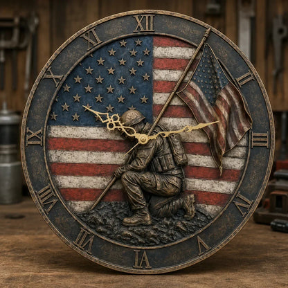 PatriotSpirit – Memorial Wall Clock – image 2