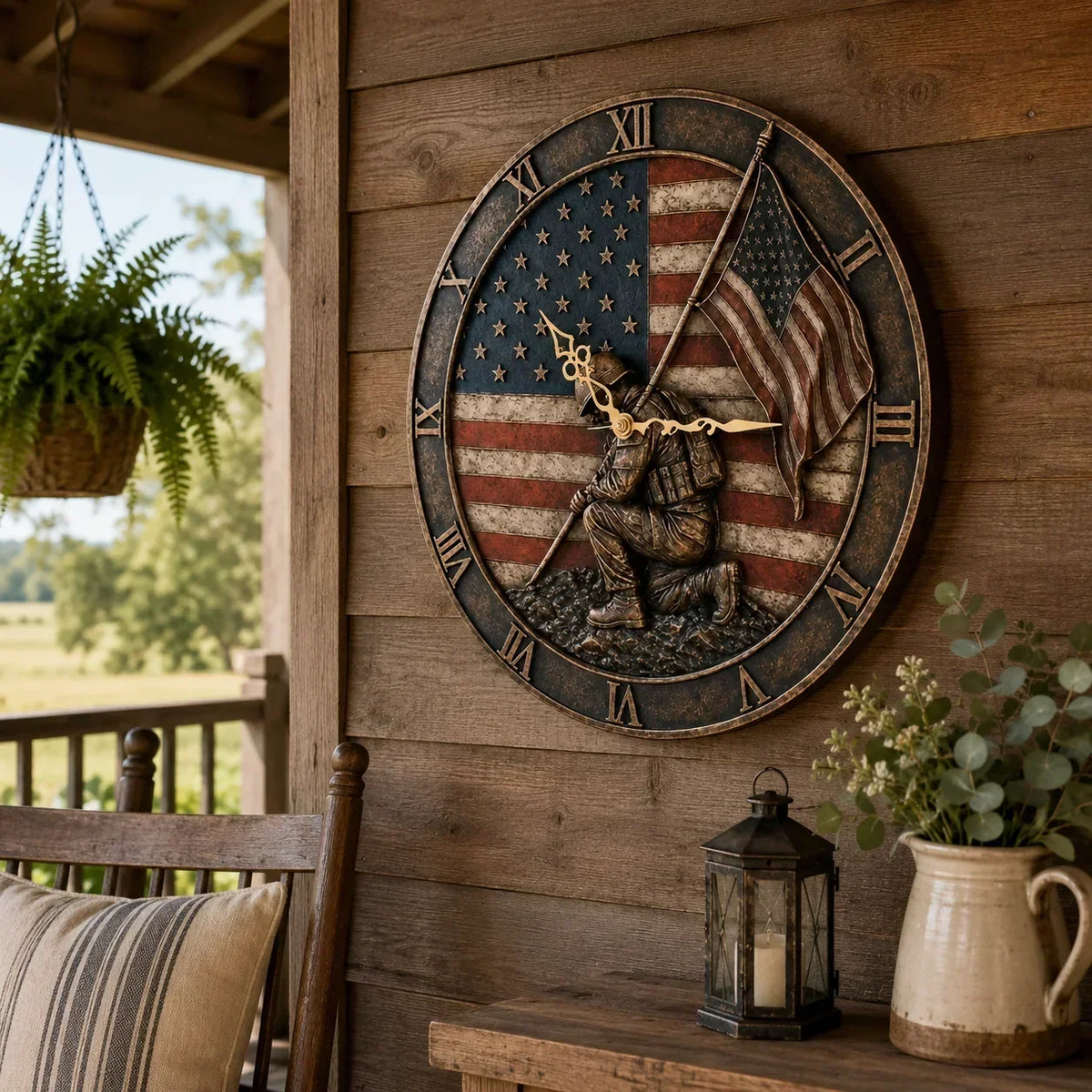 PatriotSpirit – Memorial Wall Clock – image 4