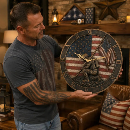 PatriotSpirit – Memorial Wall Clock – image 11