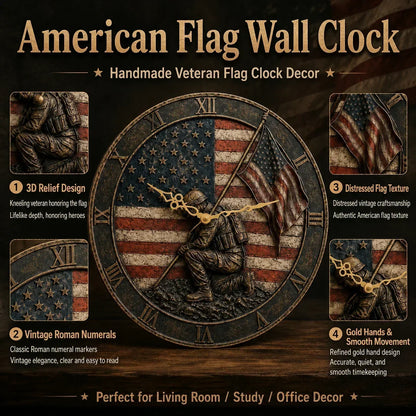 PatriotSpirit – Memorial Wall Clock – image 5