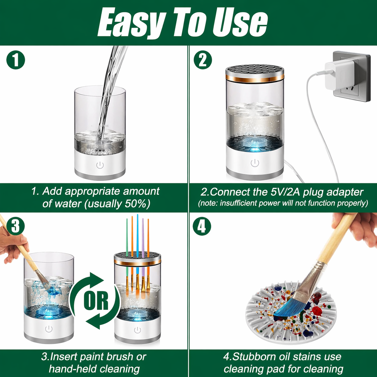 SpinClean – Portable Brush Cleaning Machine – image 4