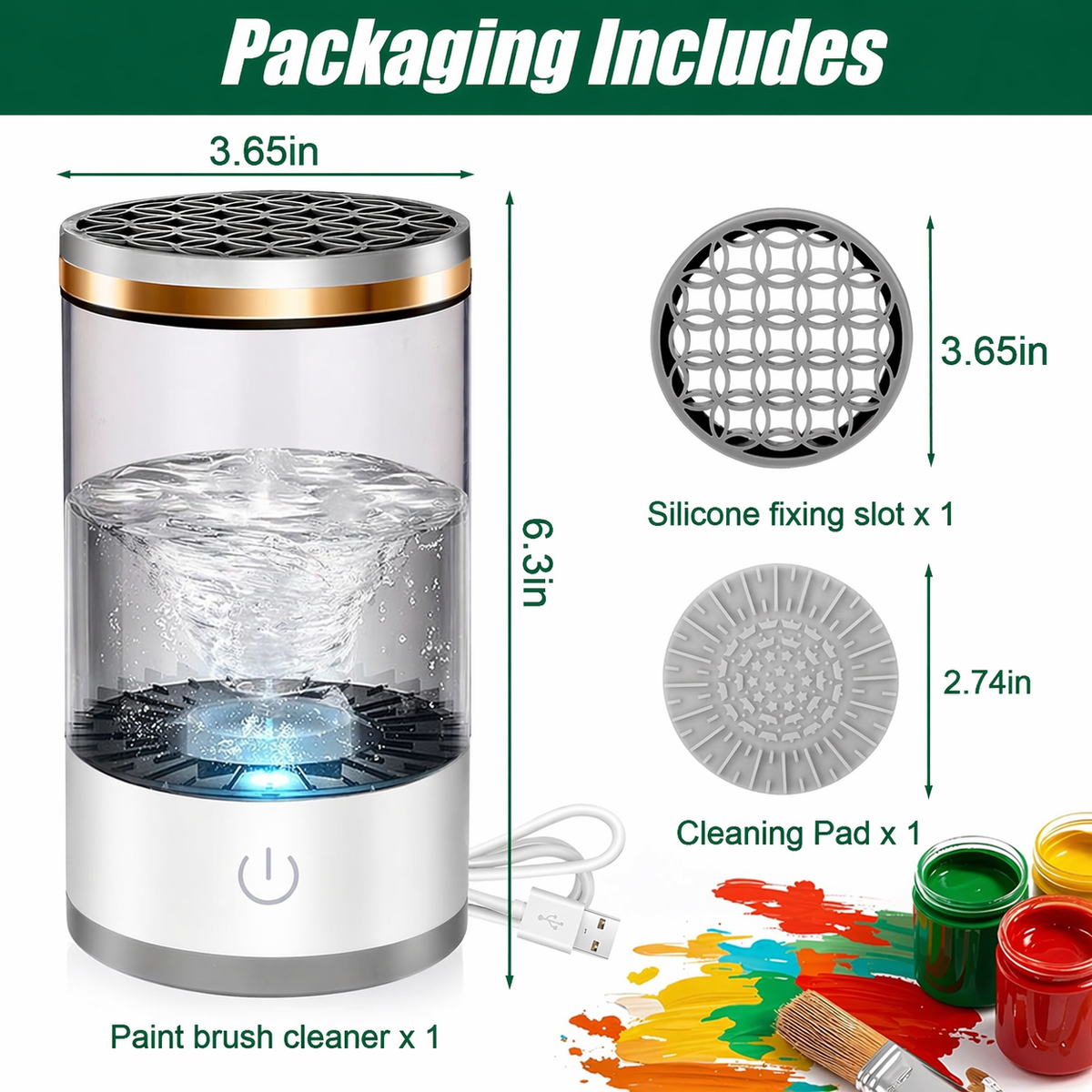 SpinClean – Portable Brush Cleaning Machine – image 3