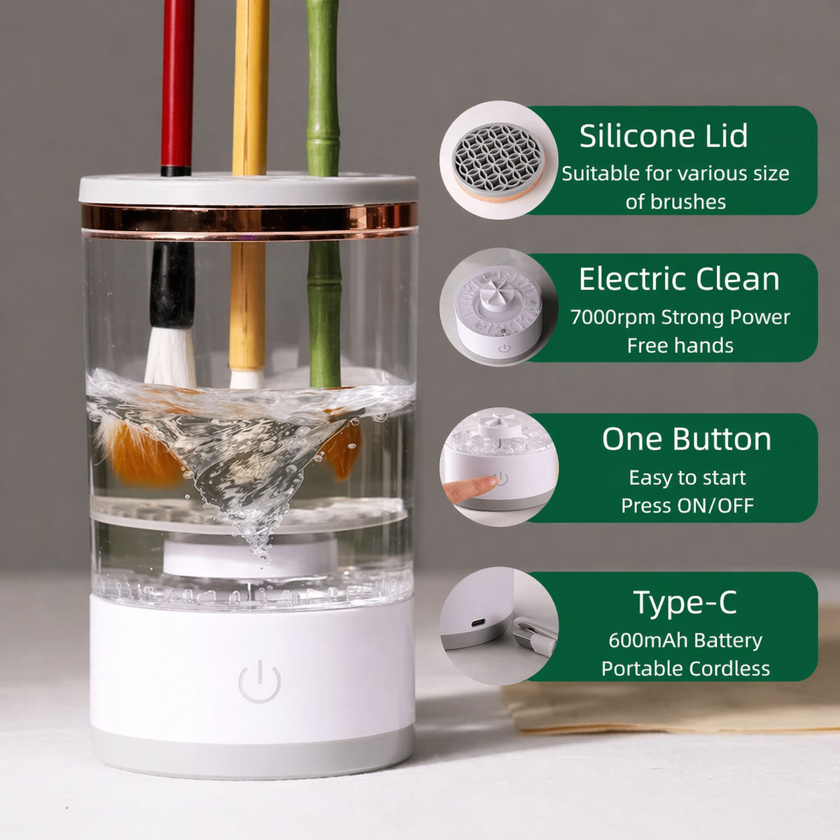 SpinClean – Portable Brush Cleaning Machine – image 2