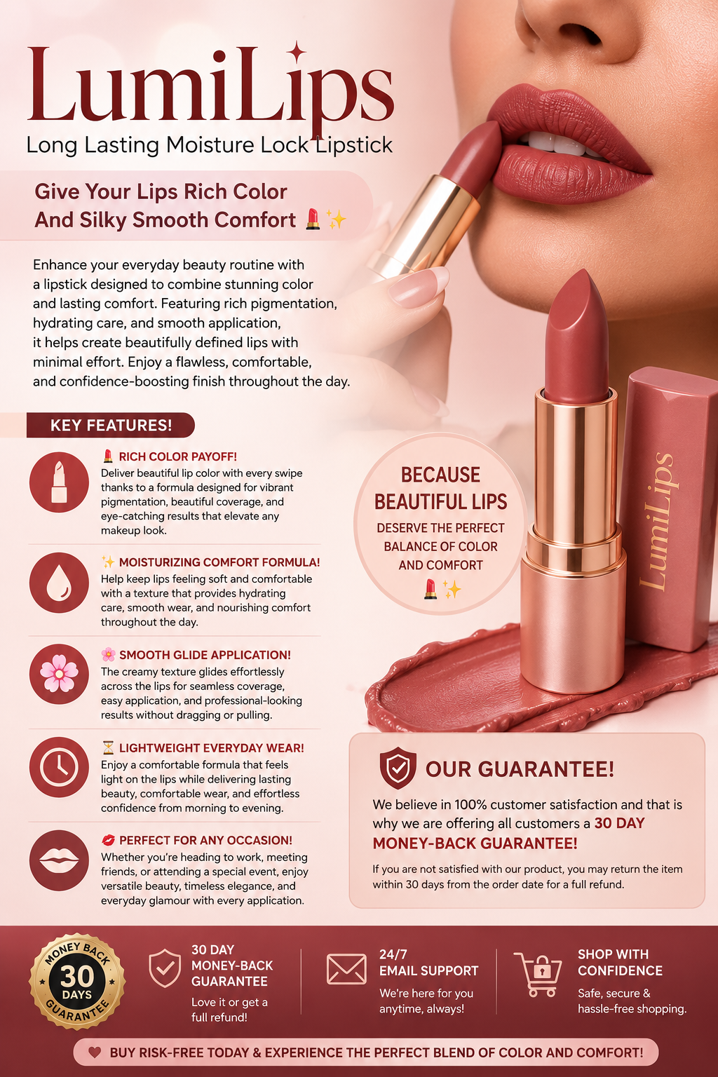 LumiLips – Long Lasting Moisture Lock Lipstick – image 5