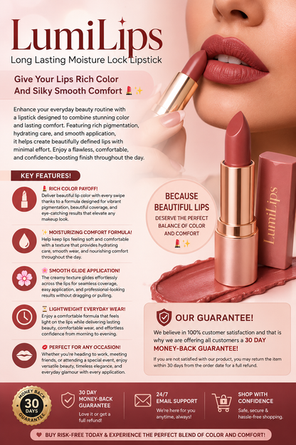 LumiLips – Long Lasting Moisture Lock Lipstick – image 5