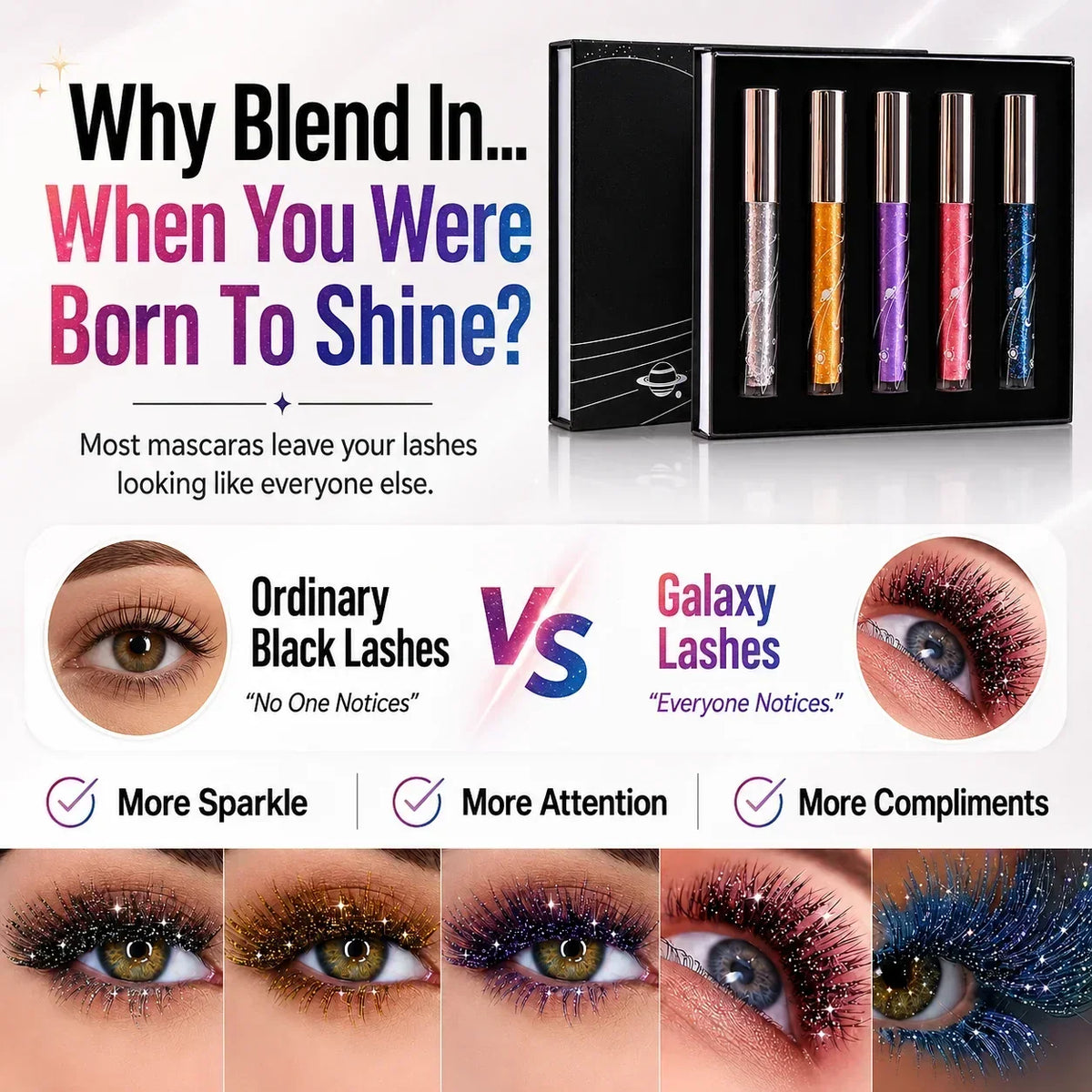 SparkleLash – Shimmer Glitter Mascara Collection – image 2