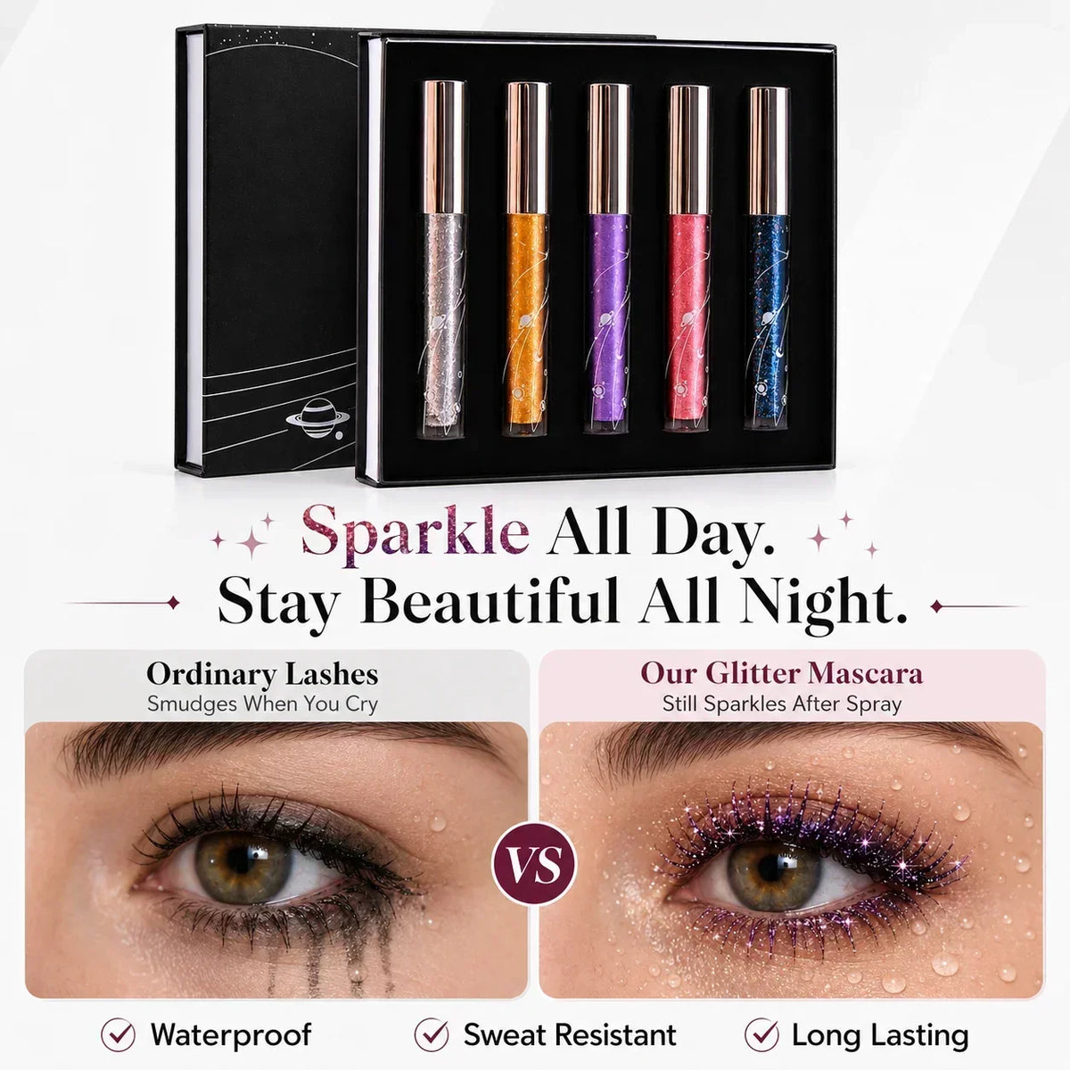 SparkleLash – Shimmer Glitter Mascara Collection – image 9