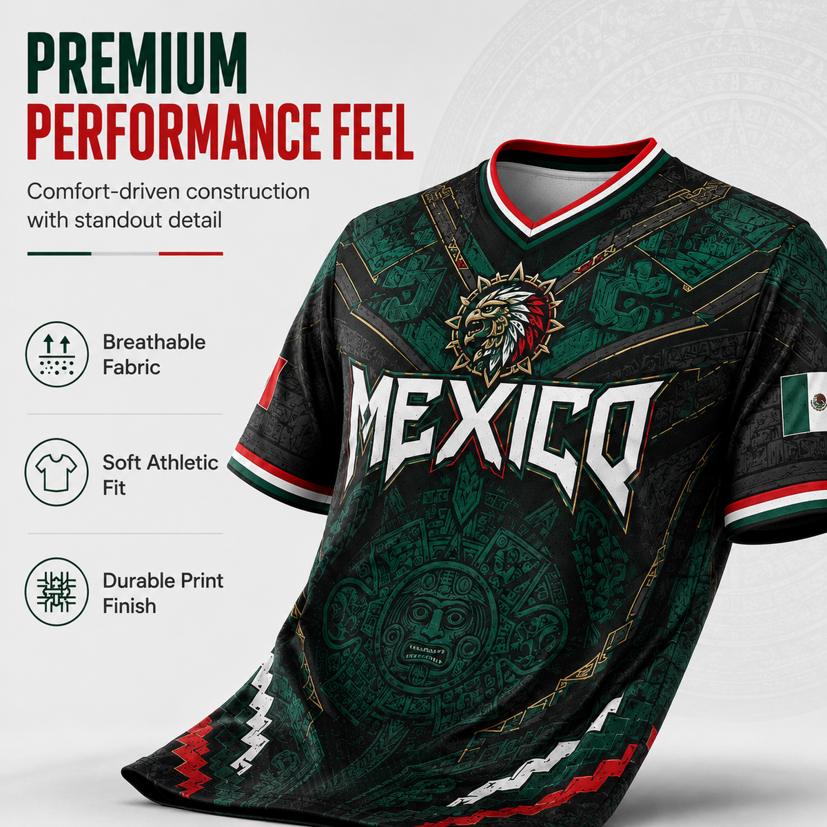 VivaEagle – Mexico Warrior Fan Jersey – image 4