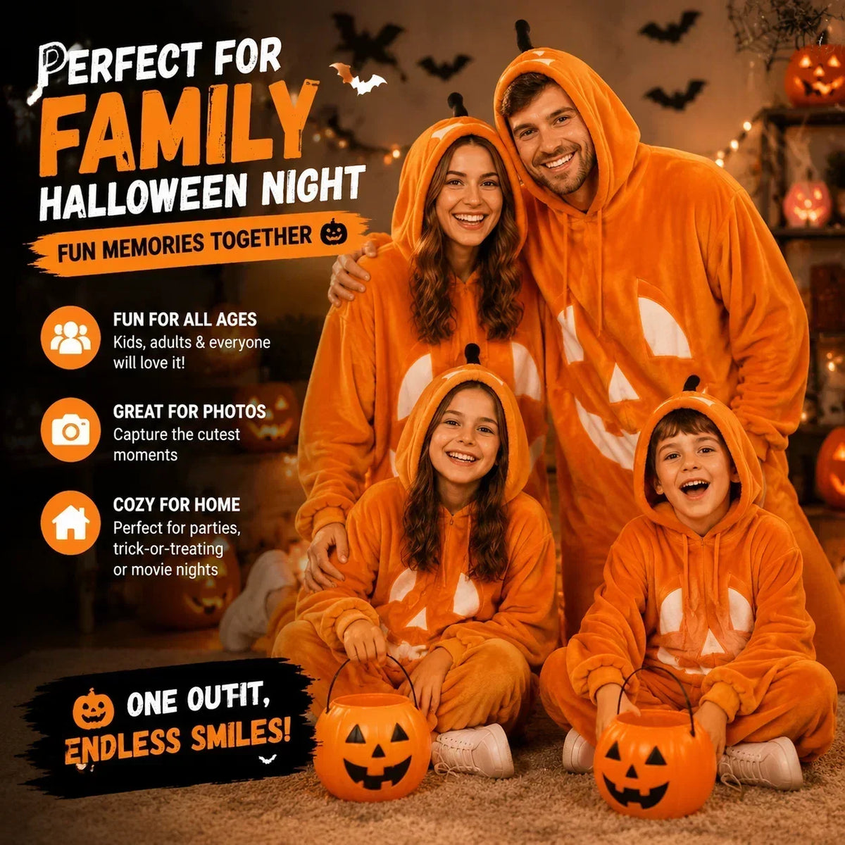 CozyPumpkin – Halloween Plush Onesie – image 6
