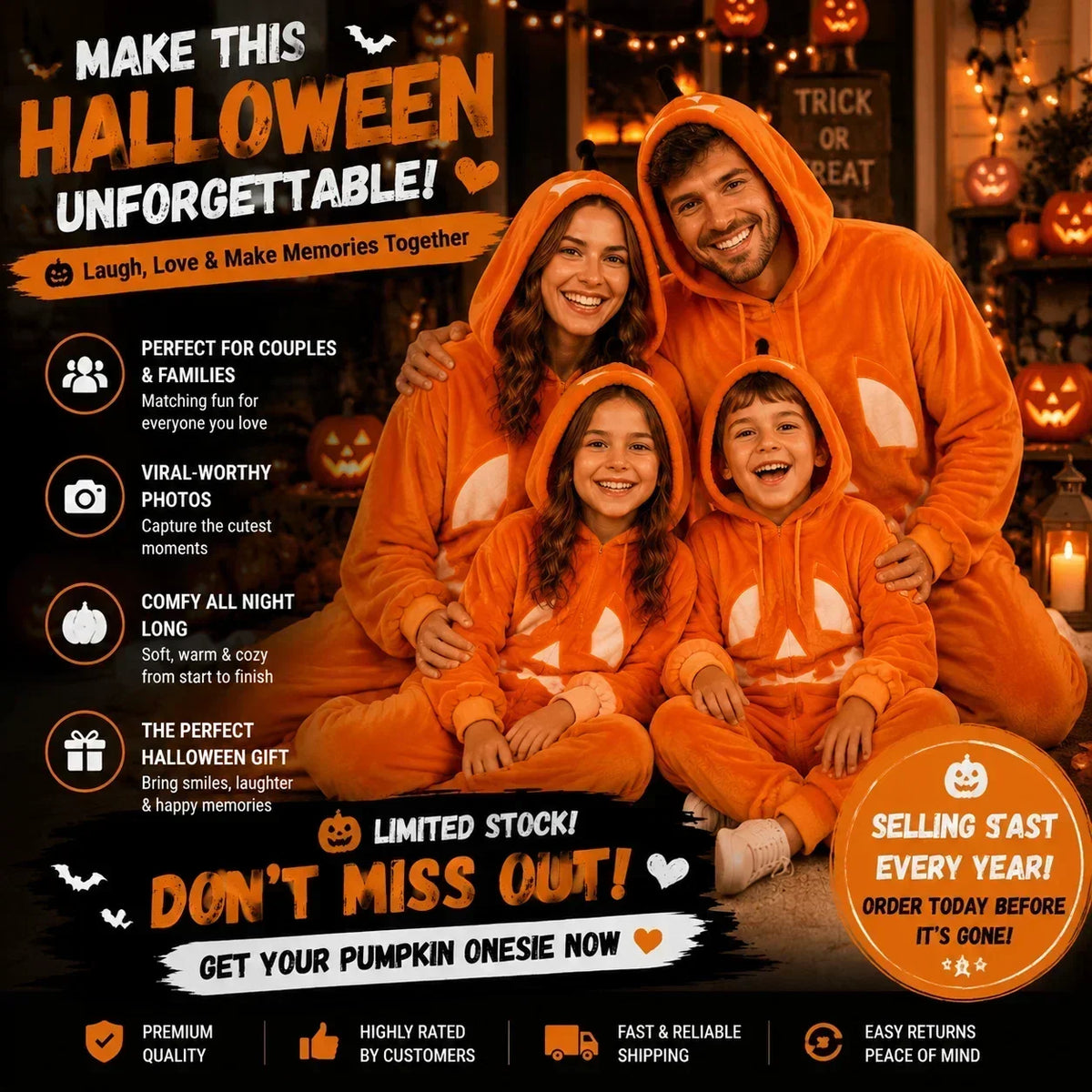 CozyPumpkin – Halloween Plush Onesie – image 2