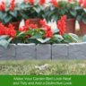 Imitation Stone Garden Fence - DIY Garden Edging Border – image 10