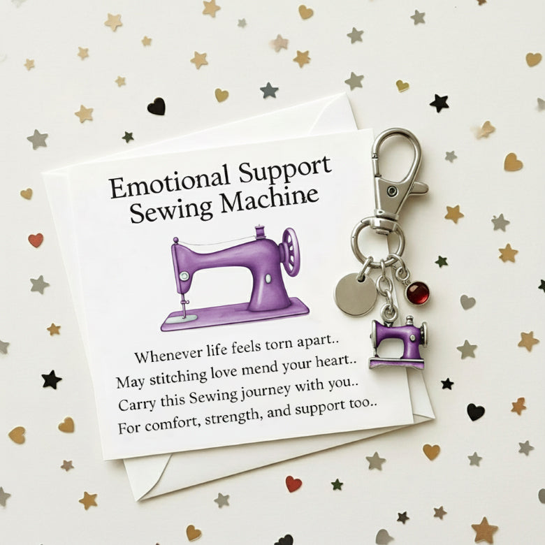 VistaCraft – Creative Emotional Support Sewing Keychain – Purple