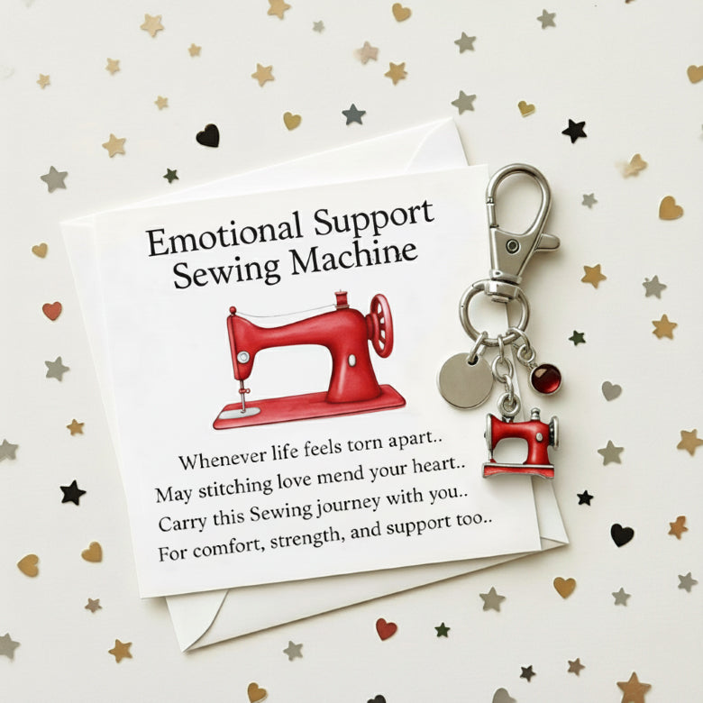 VistaCraft – Creative Emotional Support Sewing Keychain – Red