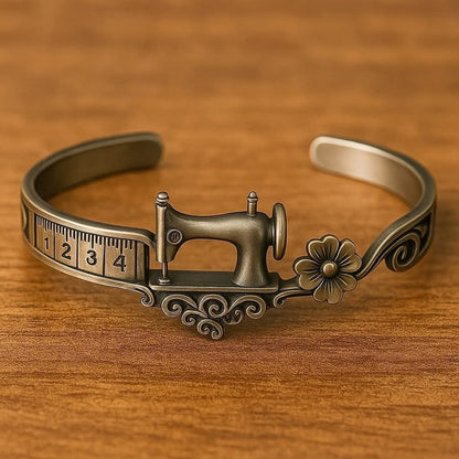 AuraSew – Sewing Machine Bracelet & Ring Set – Sewing Machine Bracelet