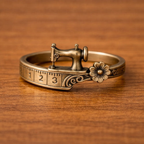 AuraSew – Sewing Machine Bracelet & Ring Set – Sewing Machine Ring